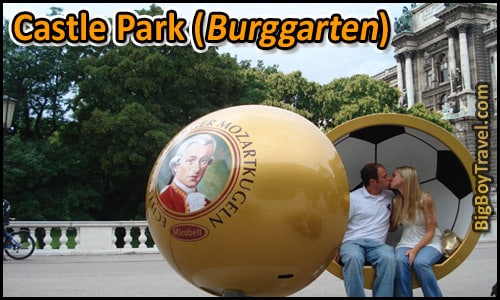 Vienna Ringstrasse Tram Tour Map - Castle Park Burggarten