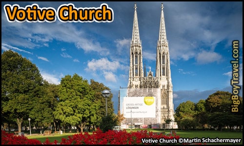 Vienna Ringstrasse Tram Tour Map - Votive Church Votivkirche