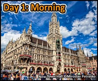 Suggested Itineraries For Munich Germany - 1 Day, 24 Hours