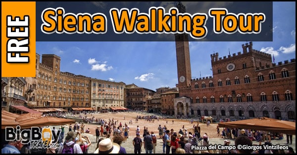 FREE Siena Walking Tour Map Do It Yourself Guided Tour