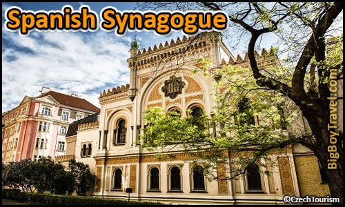 Free Prague Jewish Quarter Walking Tour Map Kosher Josefov - Spanish Synagogue