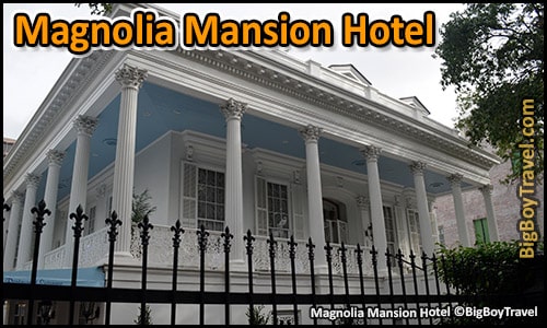 FREE New Orleans Garden District Walking Tour Map Mansions - Magnolia Mansion Hotel 2127 Prytania Street