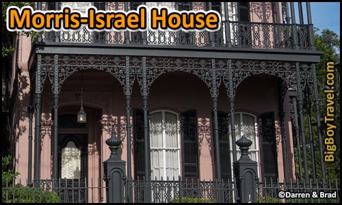FREE New Orleans Garden District Walking Tour Map Mansions - Morris-Israel House First Street